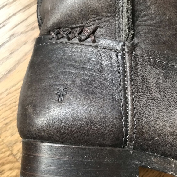 Frye leather pull on riding boots - Picture 4 of 16